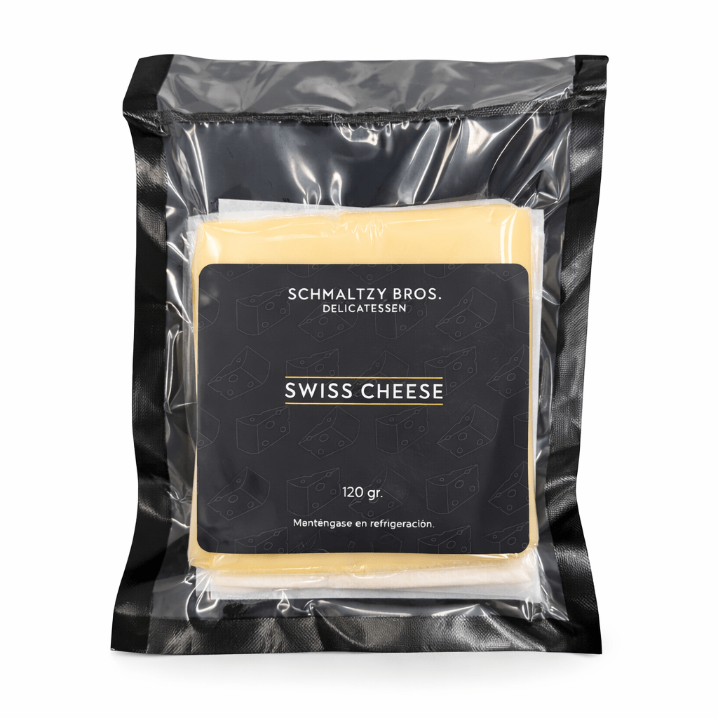 Queso suizo (6 rebanadas) - Schmaltzy Bros Delicatessen